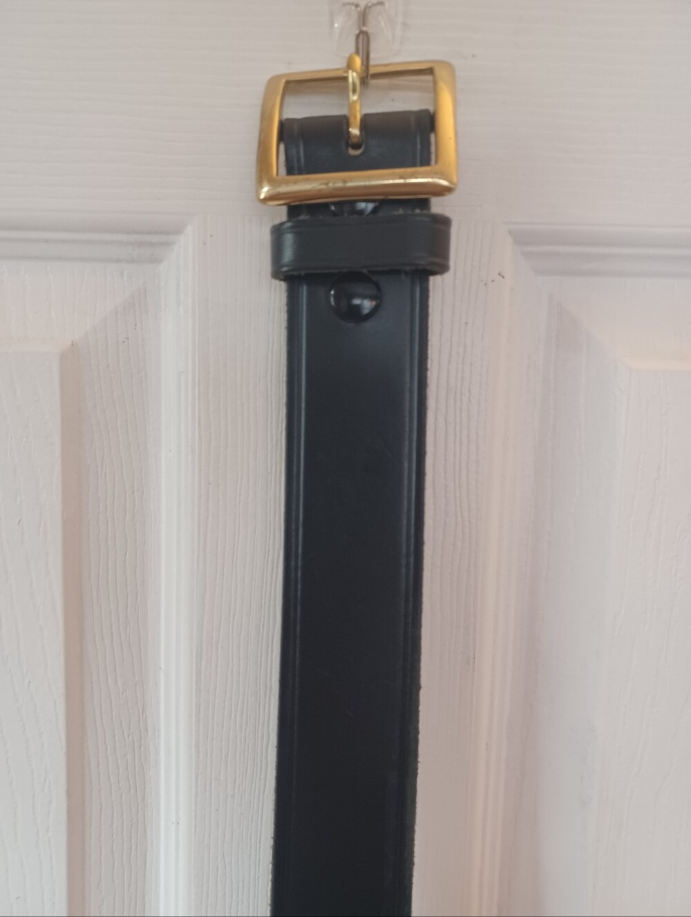 Perfect Fit Men's Duty Uniform Garrison Belt 40 Plain Black Leather USA